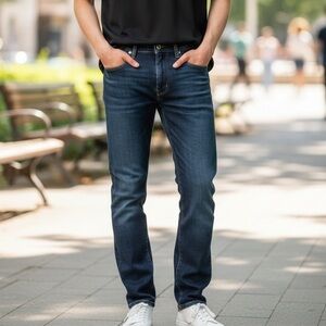 LEVI'S (32) 511™ Slim Fit Men's Jeans Medium Wash Stretch 30.5"L